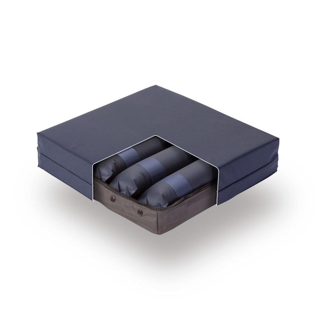 folio image of illustration illustration of a cutaway showing medical pneumatic seat cushion