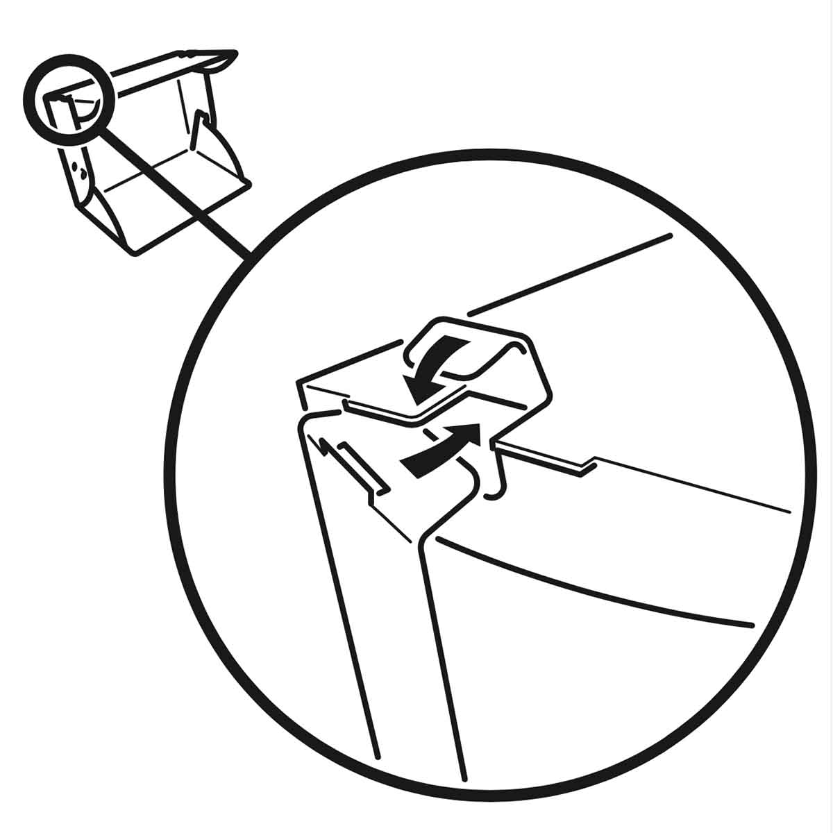 instruction illustrations illustration showing instructions for a laptop accessory