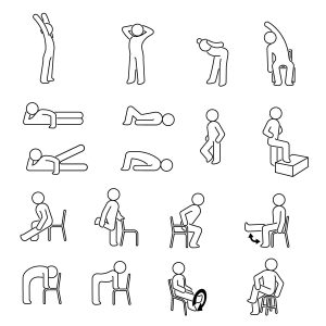 simple exercise illustrations