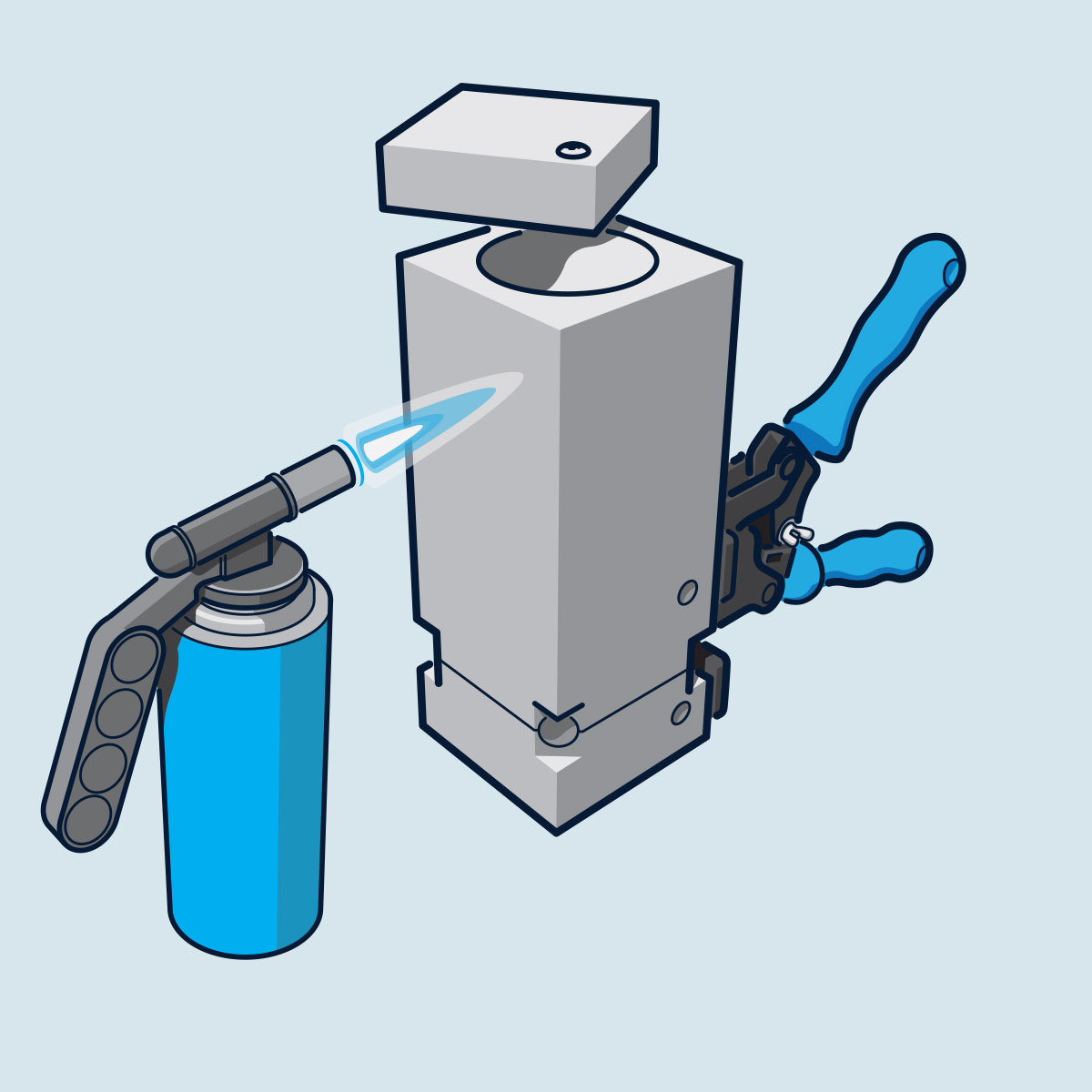 Graphical instruction illustration