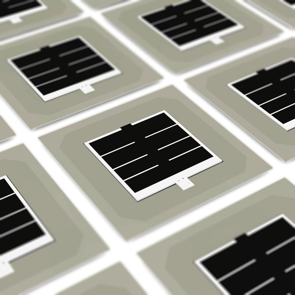 Perovskite solar cell Close-up