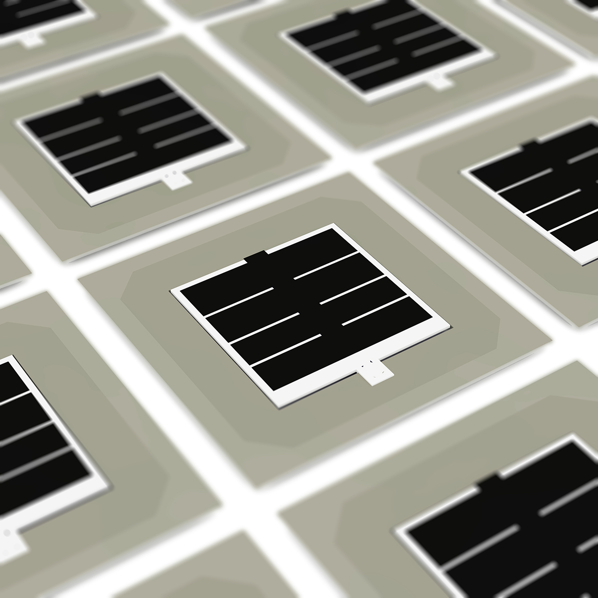 Perovskite solar cell Close-up